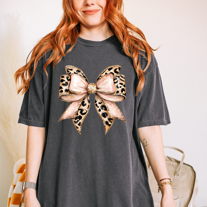 Leopard Bow Tee
