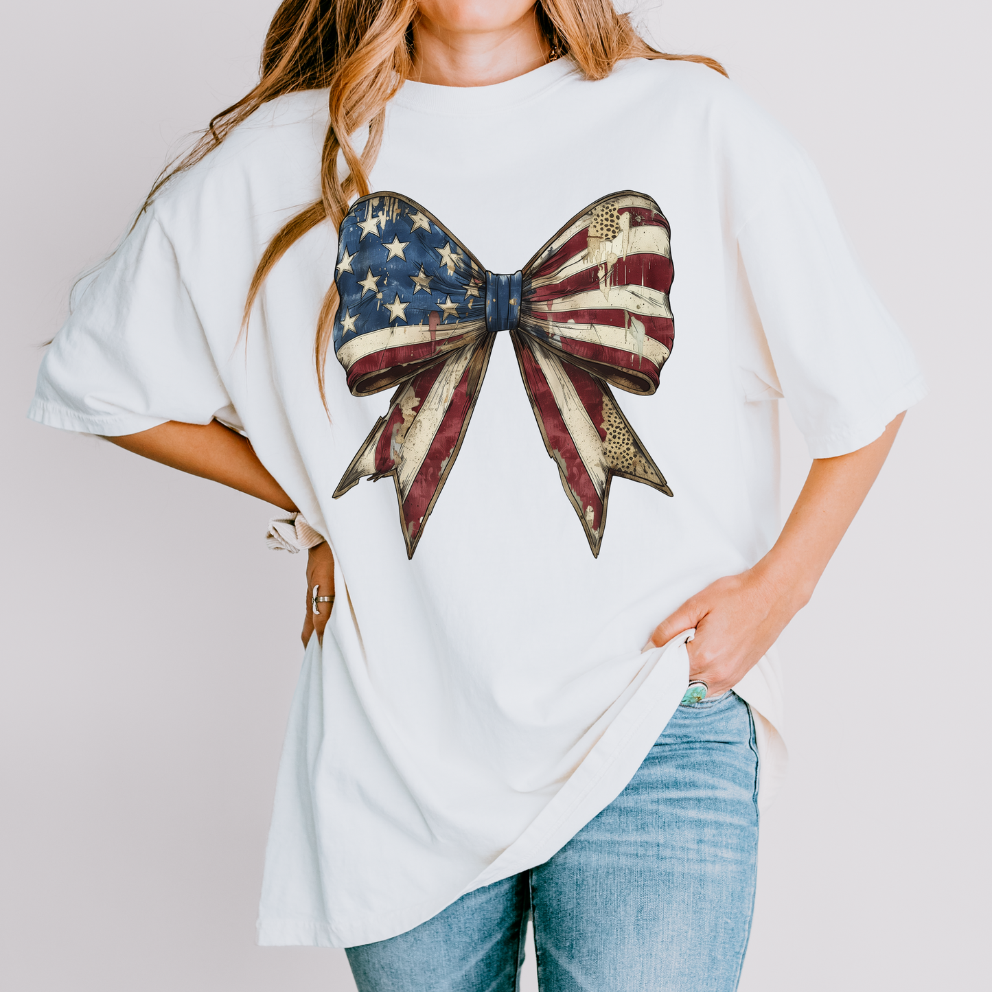 USA Patriotic Bow