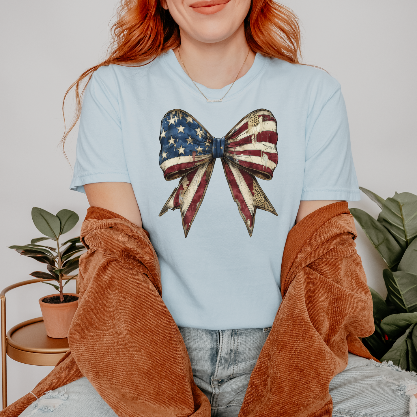 USA Patriotic Bow