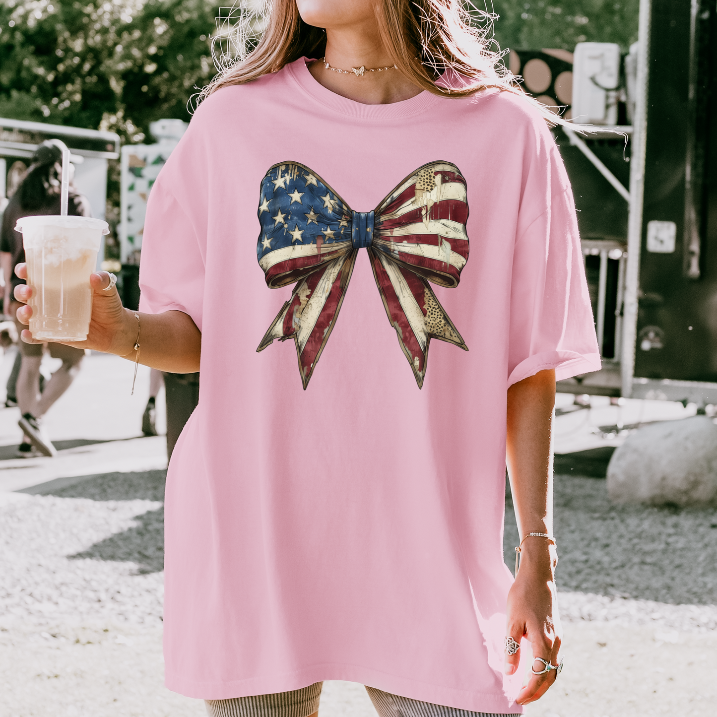 USA Patriotic Bow